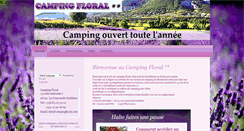 Desktop Screenshot of campingfloral.com