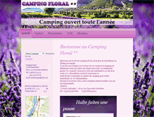 Tablet Screenshot of campingfloral.com